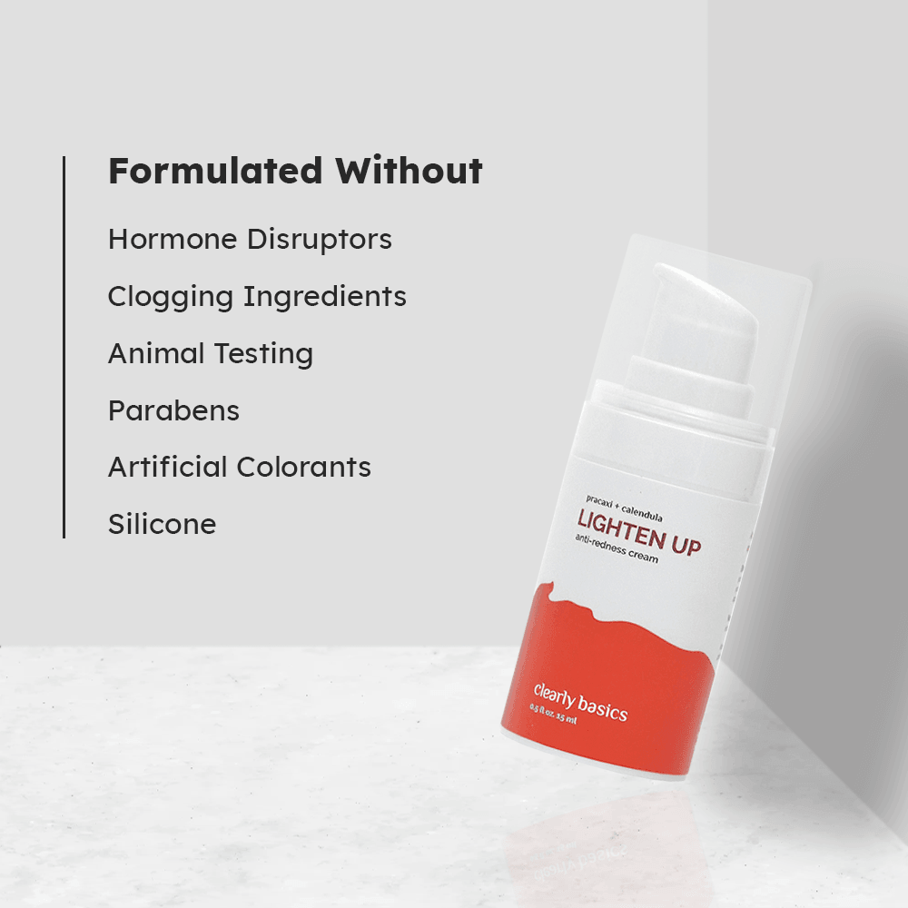 Lighten Up Redness Rescue Cream - Clearly Basics