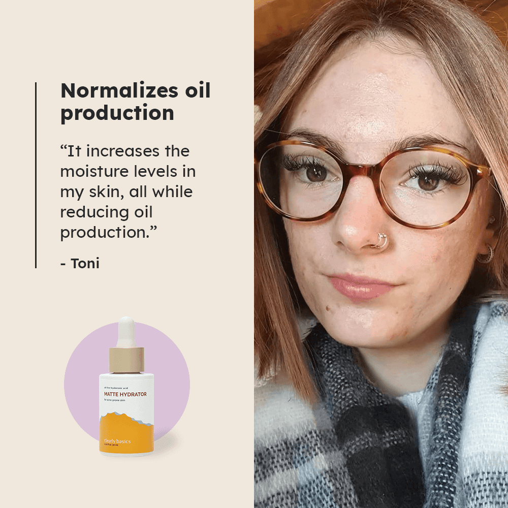 SH+ Matte Hydrating Serum - Clearly Basics