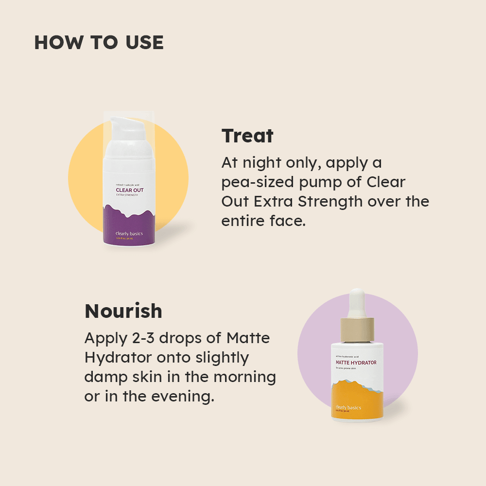 SH+ Matte Hydrating Serum - Clearly Basics